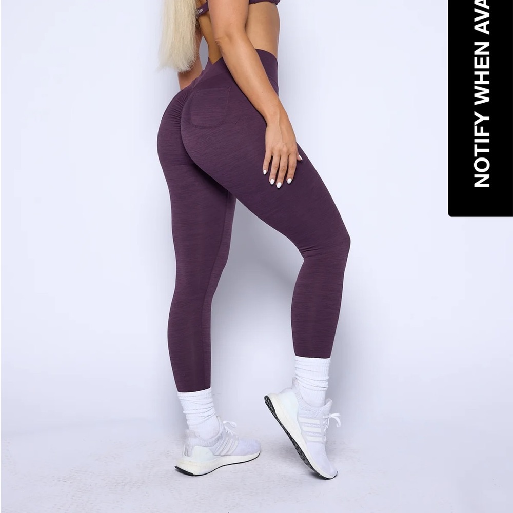 Pchee bum scrunch butt plum leggings